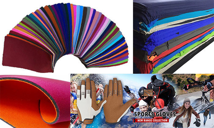 Sports Supports Nylon Neoprene Fabric , 6mm SCR Thick Scuba Fabric